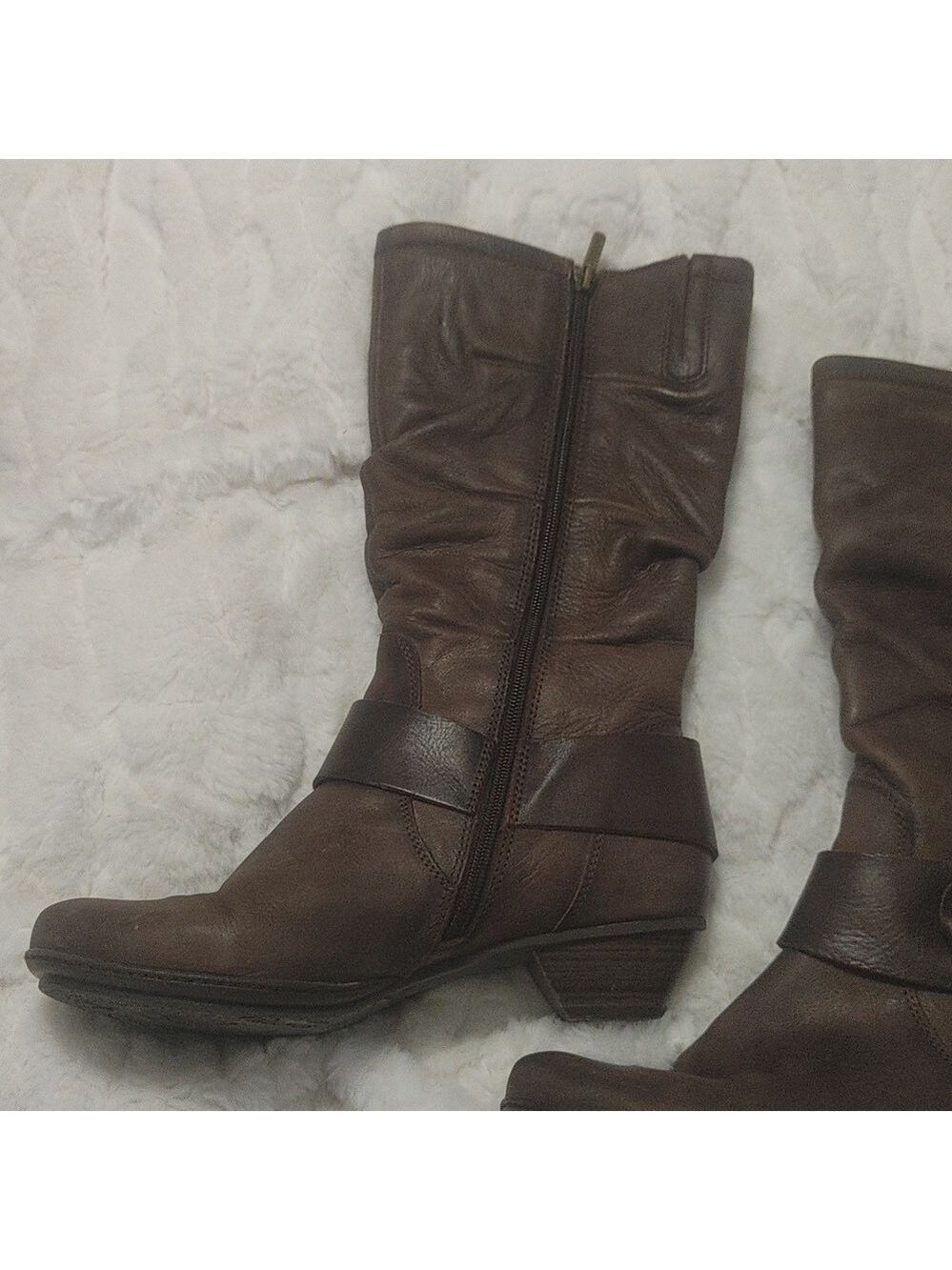 Pikolinos Brujas 38 Brown Soft Leather Slouchy Boot Steampunk Comfort Whimsygoth - Picture 9 of 16